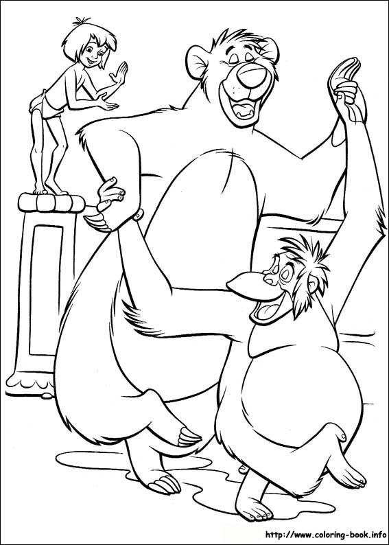 Jungle Book coloring picture